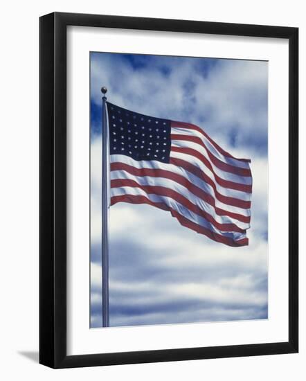 48 Star American Flag-Dmitri Kessel-Framed Photographic Print