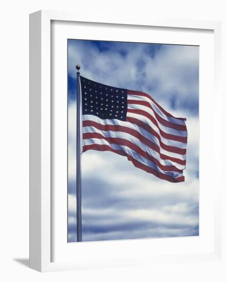 48 Star American Flag-Dmitri Kessel-Framed Photographic Print