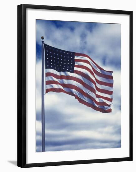 48 Star American Flag-Dmitri Kessel-Framed Photographic Print