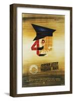 4D Minimum Foreign Letter Postage Rate-Kenneth Bromfield-Framed Art Print