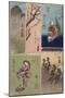4ème vue : Kanagawa ; 5ème vue : Hodogaya ; 6ème : Totsuka ; 7ème vue : Fujisawa ; 8ème vue :-Ando Hiroshige-Mounted Giclee Print