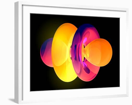 4fz3 Electron Orbital-Laguna Design-Framed Photographic Print