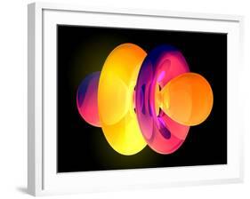 4fz3 Electron Orbital-Laguna Design-Framed Photographic Print
