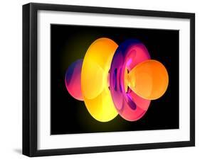 4fz3 Electron Orbital-Laguna Design-Framed Photographic Print