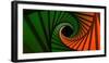 4K Animated Hypnotic Tunnel. Digital Seamless Loop Animation. 3D Rendering-Muhammet Yildiz-Framed Photographic Print