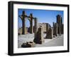 4th-Century Christian Basilica in Roman Ruins of Tebessa-null-Framed Giclee Print