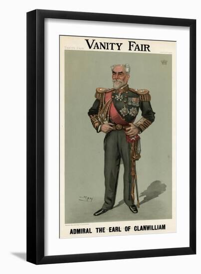 4th Earl Clanwilliam, Vanity Fair-Leslie Ward-Framed Art Print