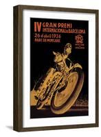 4th International Barcelona Grand Prix-null-Framed Premium Giclee Print