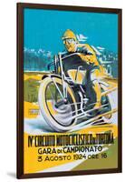 4th Motorcycle Circuit of Tortona-null-Framed Art Print