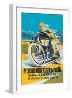 4th Motorcycle Circuit of Tortona-null-Framed Art Print