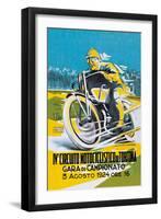 4th Motorcycle Circuit of Tortona-null-Framed Art Print