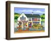 4th of July Market-Geraldine Aikman-Framed Giclee Print