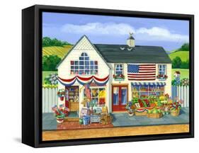 4th of July Market-Geraldine Aikman-Framed Stretched Canvas