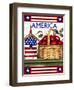 4th of July-Laurie Korsgaden-Framed Premium Giclee Print