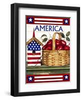 4th of July-Laurie Korsgaden-Framed Premium Giclee Print