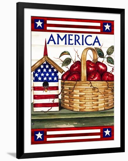 4th of July-Laurie Korsgaden-Framed Giclee Print