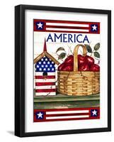 4th of July-Laurie Korsgaden-Framed Giclee Print