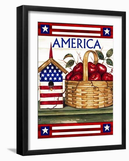 4th of July-Laurie Korsgaden-Framed Giclee Print