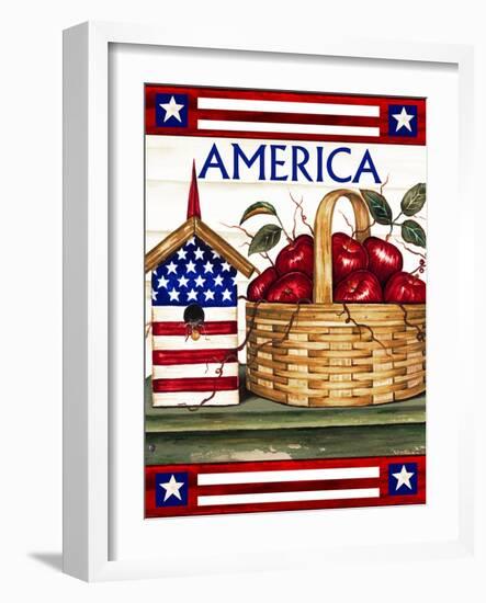 4th of July-Laurie Korsgaden-Framed Giclee Print