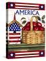 4th of July-Laurie Korsgaden-Stretched Canvas