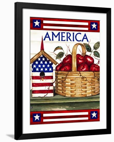 4th of July-Laurie Korsgaden-Framed Giclee Print