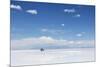 4Wd in the Moiddle of Salar De Uyuni, Salt Flat in Bolivia-zanskar-Mounted Photographic Print