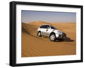 4X4 Dune-Bashing, Dubai, United Arab Emirates, Middle East-Gavin Hellier-Framed Photographic Print