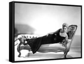 5 AGAINST THE HOUSE, 1955 directed by PHIL KARLSON with Kim Novak (b/w photo)-null-Framed Stretched Canvas