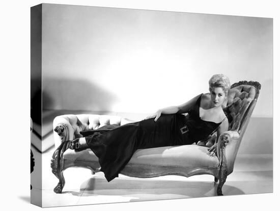 5 AGAINST THE HOUSE, 1955 directed by PHIL KARLSON with Kim Novak (b/w photo)-null-Stretched Canvas