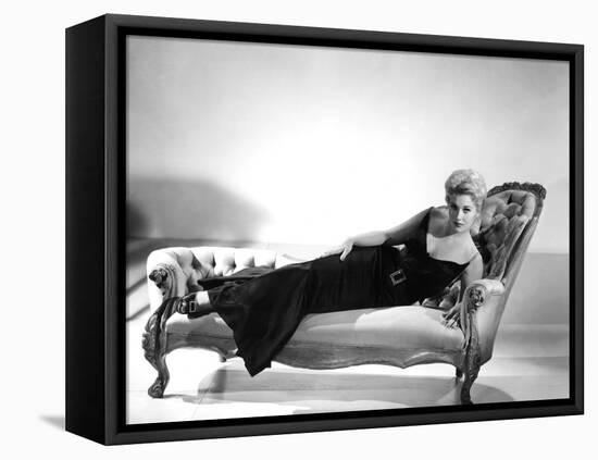 5 AGAINST THE HOUSE, 1955 directed by PHIL KARLSON with Kim Novak (b/w photo)-null-Framed Stretched Canvas