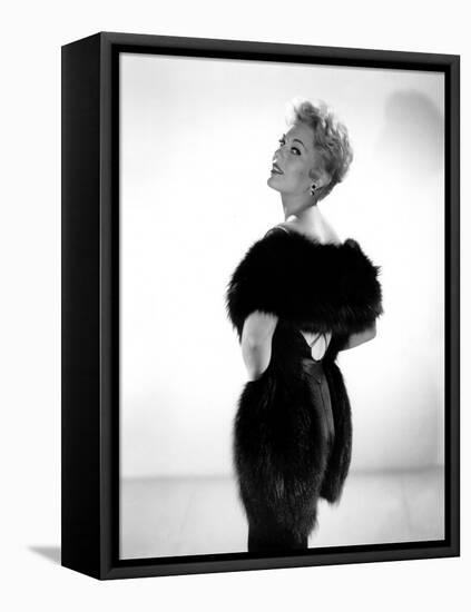 5 AGAINST THE HOUSE, 1955 directed by PHIL KARLSON with Kim Novak (b/w photo)-null-Framed Stretched Canvas