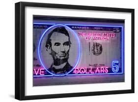 5 Dollars-Octavian Mielu-Framed Art Print
