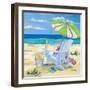 5 o'clock Beach II-Paul Brent-Framed Art Print