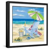 5 o'clock Beach II-Paul Brent-Framed Art Print