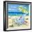 5 o'clock Beach II-Paul Brent-Framed Art Print