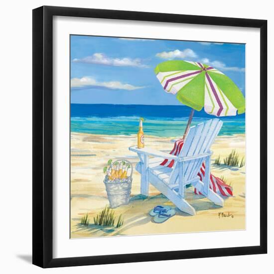 5 o'clock Beach II-Paul Brent-Framed Art Print