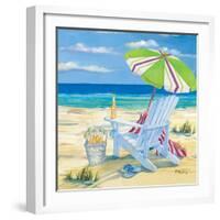 5 o'clock Beach II-Paul Brent-Framed Art Print