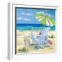 5 o'clock Beach II-Paul Brent-Framed Art Print