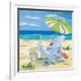 5 o'clock Beach II-Paul Brent-Framed Art Print