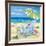 5 o'clock Beach II-Paul Brent-Framed Art Print