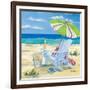 5 o'clock Beach II-Paul Brent-Framed Art Print