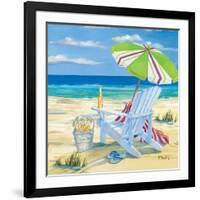 5 o'clock Beach II-Paul Brent-Framed Art Print