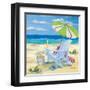 5 o'clock Beach II-Paul Brent-Framed Art Print