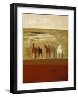 5 Ponies-Karen Bezuidenhout-Framed Giclee Print