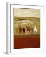 5 Ponies-Karen Bezuidenhout-Framed Giclee Print