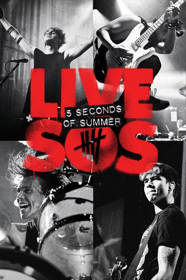 5 Seconds of Summer - Live-null-Lamina Framed Poster