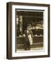 5 Year Old Newsboy Tommy Hawkins Only 3 Ft 4 Ins Tall, Working in St. Louis, Missouri, 1910-Lewis Wickes Hine-Framed Giclee Print