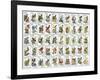 50 Birds-null-Framed Giclee Print