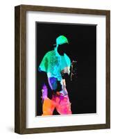 50 Cent Watercolor-Lana Feldman-Framed Art Print