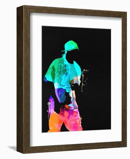 50 Cent Watercolor-Lana Feldman-Framed Art Print